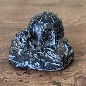 Vintage A Wolf Originals Canada Sculpture Igloo Sled Inuit Eskimo First Nations